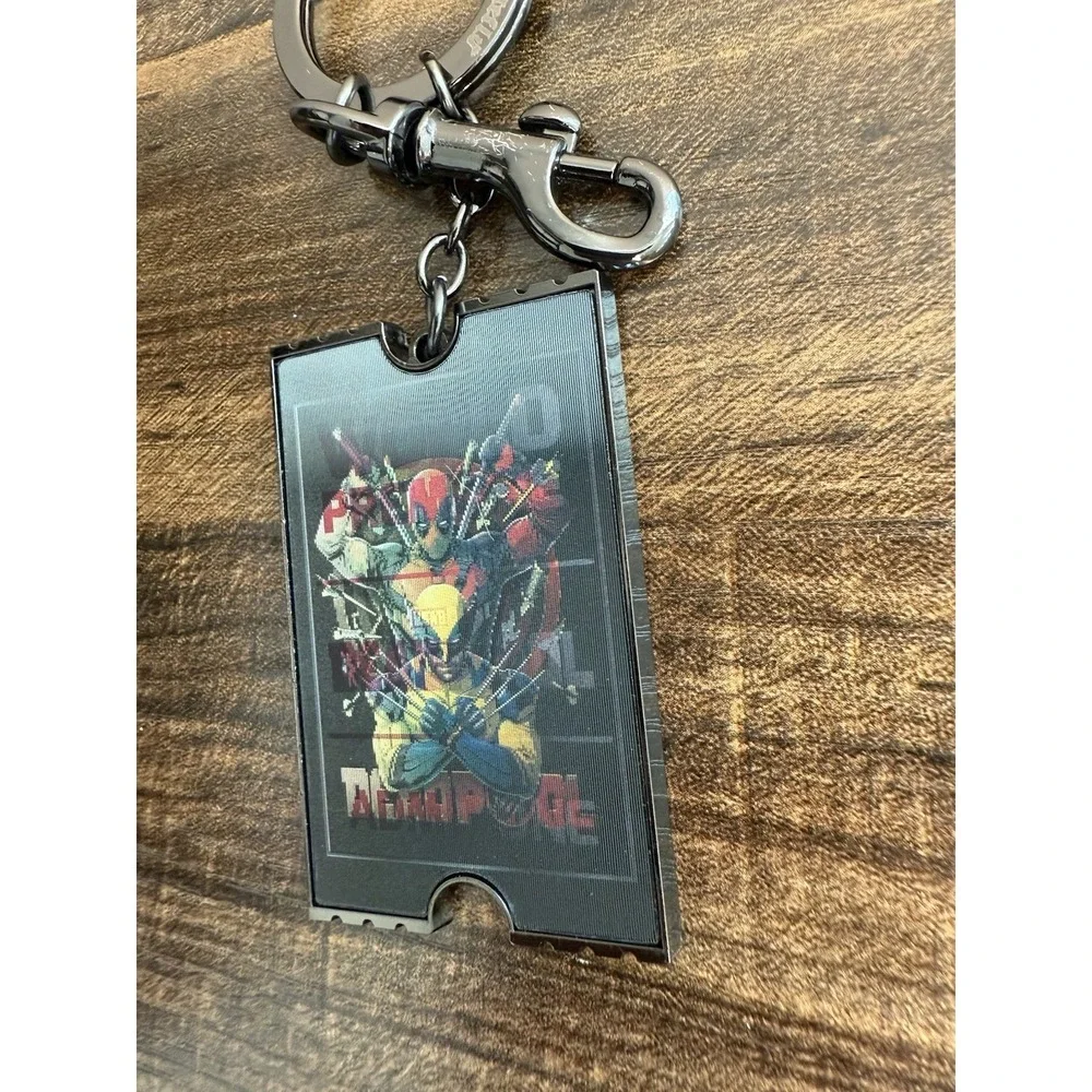 Deadpool & Wolverine Loungefly World Premiere Ticket Keychain New Sealed